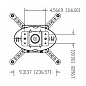 Кронштейн Wize Pro PRG46-B (чёрный)