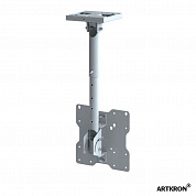 Кронштейн ARTKRON DNT-20 (300-500 мм, белый, с фланцем)