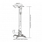 Кронштейн iTECHmount PRB-2S (серебристый)