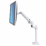 Кронштейн Ergotron 45-537-216, LX Desk Mount Monitor Arm, Tall Pole, белый