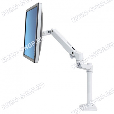 Кронштейн Ergotron 45-537-216, LX Desk Mount Monitor Arm, Tall Pole, белый