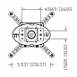 Кронштейн Wize Pro PRG24A