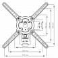 Кронштейн Kromax Atlantis-15 (тёмно-серый)