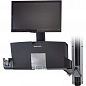 Рабочее место Ergotron 45-260-026, Style View Sit-Stand Combo System with Worksurface