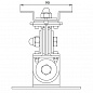 Кронштейн ARTKRON 210C (серебристый)