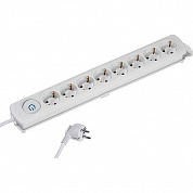 Удлинитель Vivanco (8 розеток, 1,4 м, белый), 37651