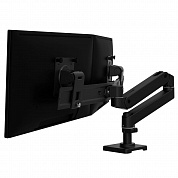 Кронштейн Ergotron 45-684-292, LX Desk Dual Direct Arm, чёрный