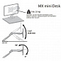 Кронштейн Ergotron 45-436-231, MX Mini Desk Mount LCD Arm, серебристый