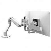 Кронштейн Ergotron 45-476-216, HX Desk Dual Monitor Arm, белый