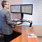 Рабочее место Ergotron 24-316-026, WorkFit-A Dual Monitor with Worksurface