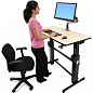 Стол Ergotron 24-271-928, WorkFit-D, Sit-Stand Desk (берёза)