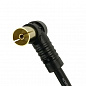 Кабель антенный ARTKRON C703 (0,75 м, чёрный, угловой)