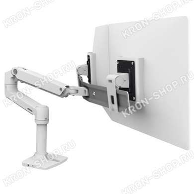 Кронштейн Ergotron 45-489-216, LX Desk Dual Direct Arm, белый