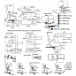 Рабочее место Ergotron 33-349-200, WorkFit-S, Dual Monitor Worksurface+