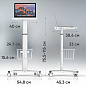 Передвижной рабочий стол ONKRON LMG30