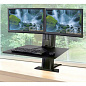 Рабочее место Ergotron 33-407-085, WorkFit-SR, Dual Monitor Sit-Stand Desktop Workstation
