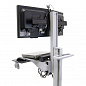 Рабочее место Ergotron 24-194-055, Neo-Flex Dual WideView WorkSpace Cart