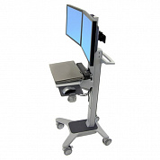 Рабочее место Ergotron 24-194-055, Neo-Flex Dual WideView WorkSpace Cart