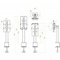 Кронштейн ErgoFount BTFS6-100C