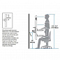 Рабочее место Ergotron 61-081-085, StyleView Vertical Lift, High Traffic Area, black