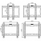 Кронштейн Uniteki F1701 (чёрный)