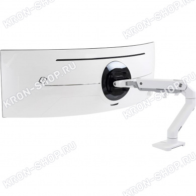 Кронштейн Ergotron 45-647-216, HX Desk Mount Monitor Arm, белый