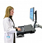 Рабочее место Ergotron 45-260-026, Style View Sit-Stand Combo System with Worksurface