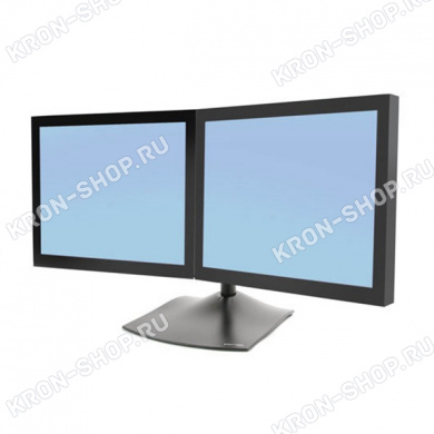 Кронштейн Ergotron 33-322-200, DS100 Dual-Monitor Desk Stand