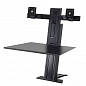 Рабочее место Ergotron 33-407-085, WorkFit-SR, Dual Monitor Sit-Stand Desktop Workstation