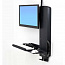 Рабочее место Ergotron 61-081-085, StyleView Vertical Lift, High Traffic Area, black