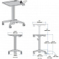 Рабочее место Ergotron 24-481-003, LearnFit Adjustable Standing Desk