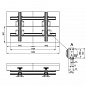 Кронштейн ARTKRON WALL 422 (серебристый)