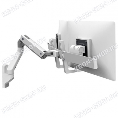 Кронштейн Ergotron 45-479-216, HX Wall Dual Monitor Arm, белый