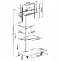 Стойка iTECHmount T2064NW (белая)