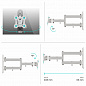 Кронштейн Onkron Basic R4W (белый)