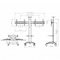 Стойка Arm-Media PT-STAND-15 (серебристая)