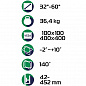 Кронштейн Onkron M5 (белый)