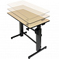 Стол Ergotron 24-271-928, WorkFit-D, Sit-Stand Desk (берёза)