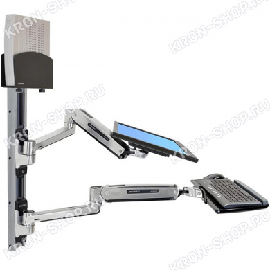 Рабочее место Ergotron 45-359-026, LX Sit-Stand Wall System