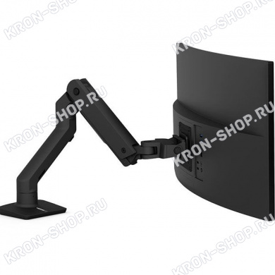 Кронштейн Ergotron 45-475-224 HX Desk Mount Heavy Monitor Arm, чёрный