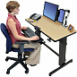 Стол Ergotron 24-271-928, WorkFit-D, Sit-Stand Desk (берёза)