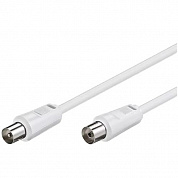 Кабель антенный Vivanco 43022 (1,5 м, белый)