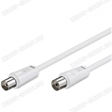 Кабель антенный Vivanco 43022 (1,5 м, белый)