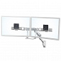 Кронштейн Ergotron 45-479-216, HX Wall Dual Monitor Arm, белый