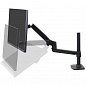 Кронштейн Ergotron 45-537-224, LX Desk Mount Monitor Arm, Tall Pole, чёрный