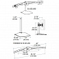 Кронштейн Ergotron 33-323-200, DS100 Triple-Monitor Desk Stand