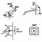 Кронштейн Ergotron 45-549-026, LX Dual Stacking Arm, Tall Pole