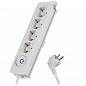 Удлинитель Vivanco (4 розетки, 1,4 м, белый), 37643