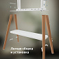 Стойка Uniteki STW008WOOD-W (белая)