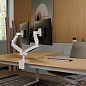 Кронштейн Ergotron 45-686-290, LX Pro Dual Side-by-Side Arm, белый